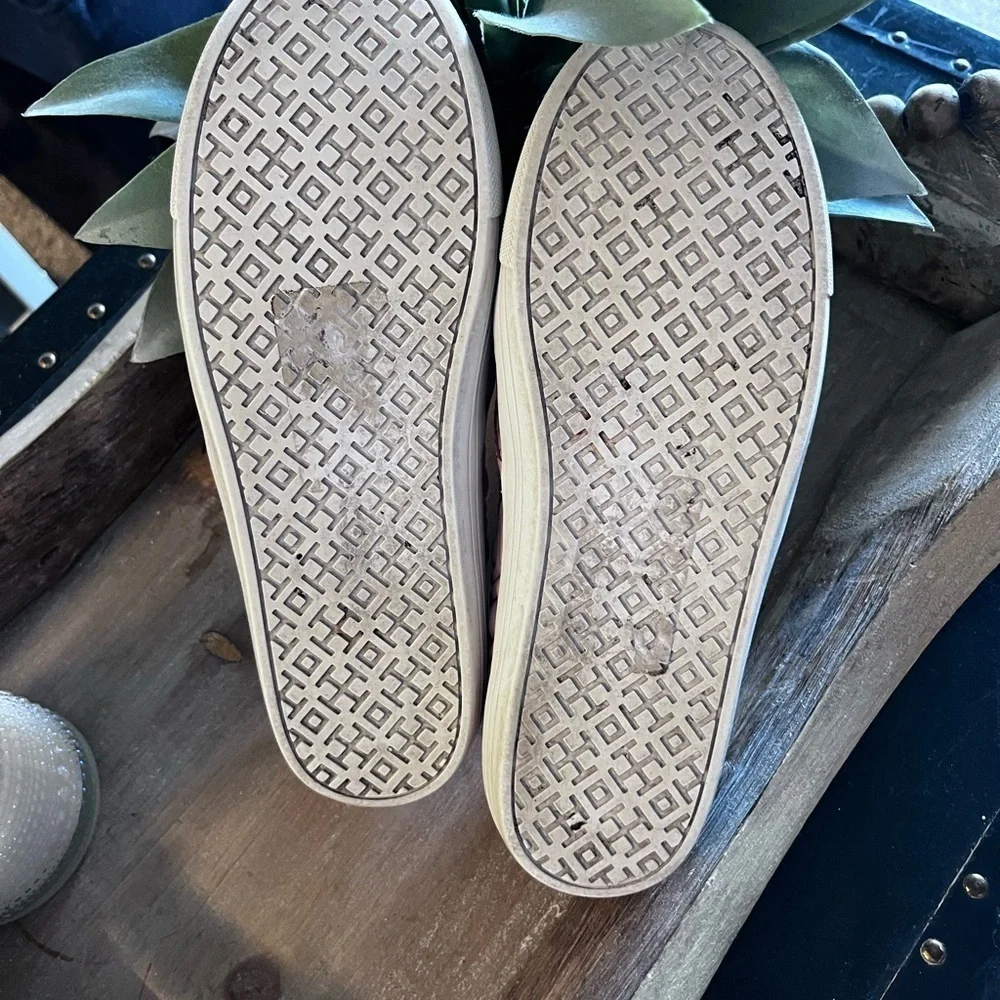Tory Burch Pink Quilted Sneakers